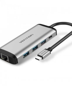 Vention Type C to 3 Ports USB 3.0 Hub with Gigabit Ethernet Adapter