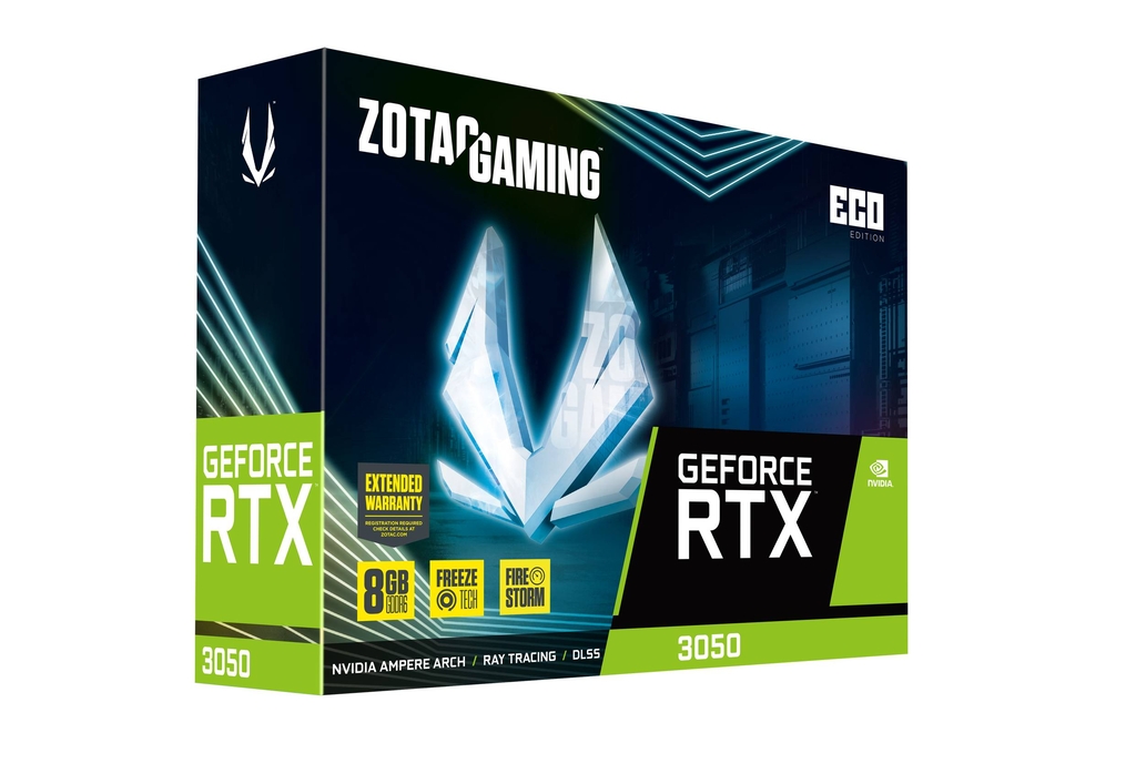 Zotac Gaming GeForce RTX 3050 Eco 8GB GDDR6 ZT-A30500K-10M