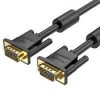 VENTION VGA(3+6) MALE TO MALE CABLE WITH FERRITE CORES 15METER BLACK – VEN-DAEBN