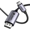 UGREEN USB C to DisplayPort 1.4 Cable 8K@60Hz 4K@240Hz Thunderbolt 4/3 to DisplayPort Cord USB C to DP 1.4 32.4Gbps Braided Compatible iPhone 15