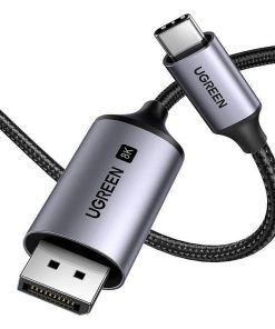 UGREEN USB C to DisplayPort 1.4 Cable 8K@60Hz 4K@240Hz Thunderbolt 4/3 to DisplayPort Cord USB C to DP 1.4 32.4Gbps Braided Compatible iPhone 15